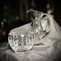 Waterford Crystal Cream & Sugar Set.