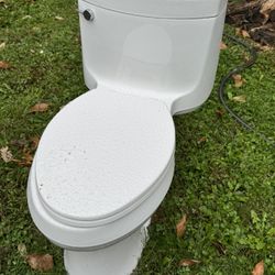 Kohler Toilet and 30” vanity sink with faucet - Free