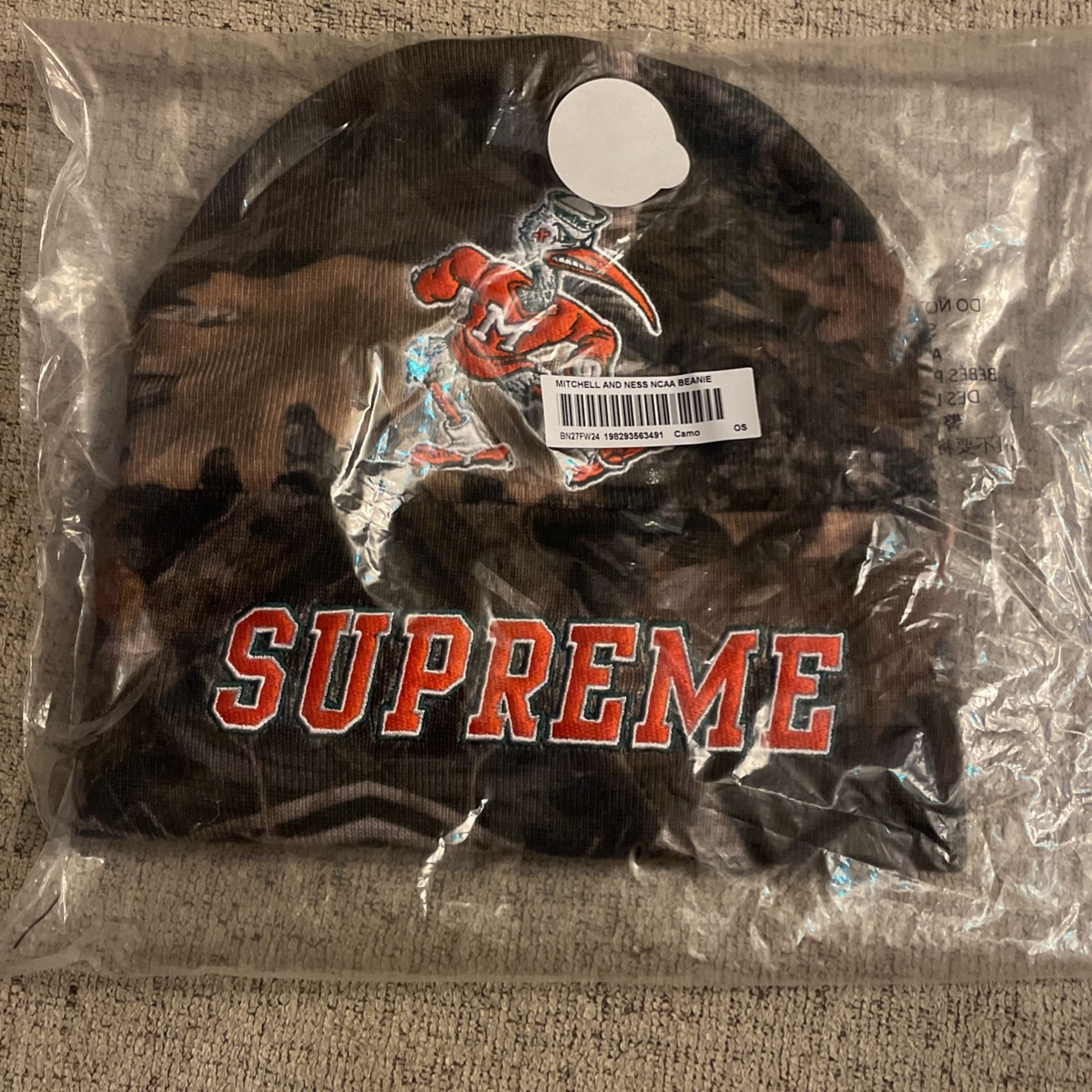 Supreme Mitchell and Ness Beanie