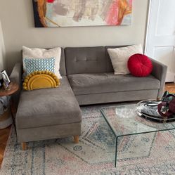 L Shaped Futon With Storage Ottoman 