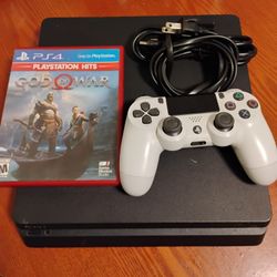 PS4 Slim 1TB With One Controller And One Game 