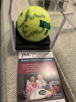 Chris Evert Lloyd Signed Tennis Ball Jsa