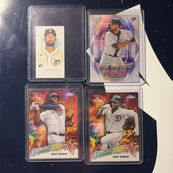 Riley greene rookie card lot 4 cards