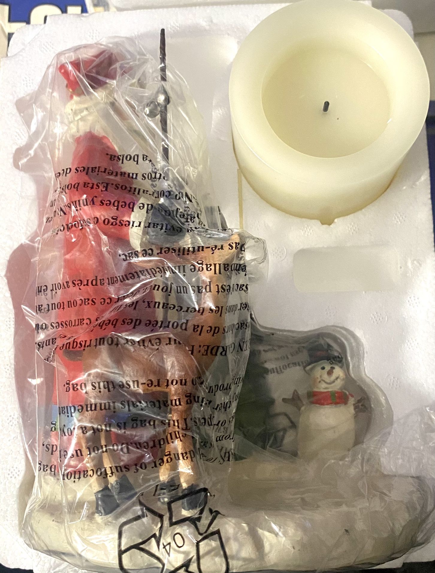 Santa Claus Candle Holder