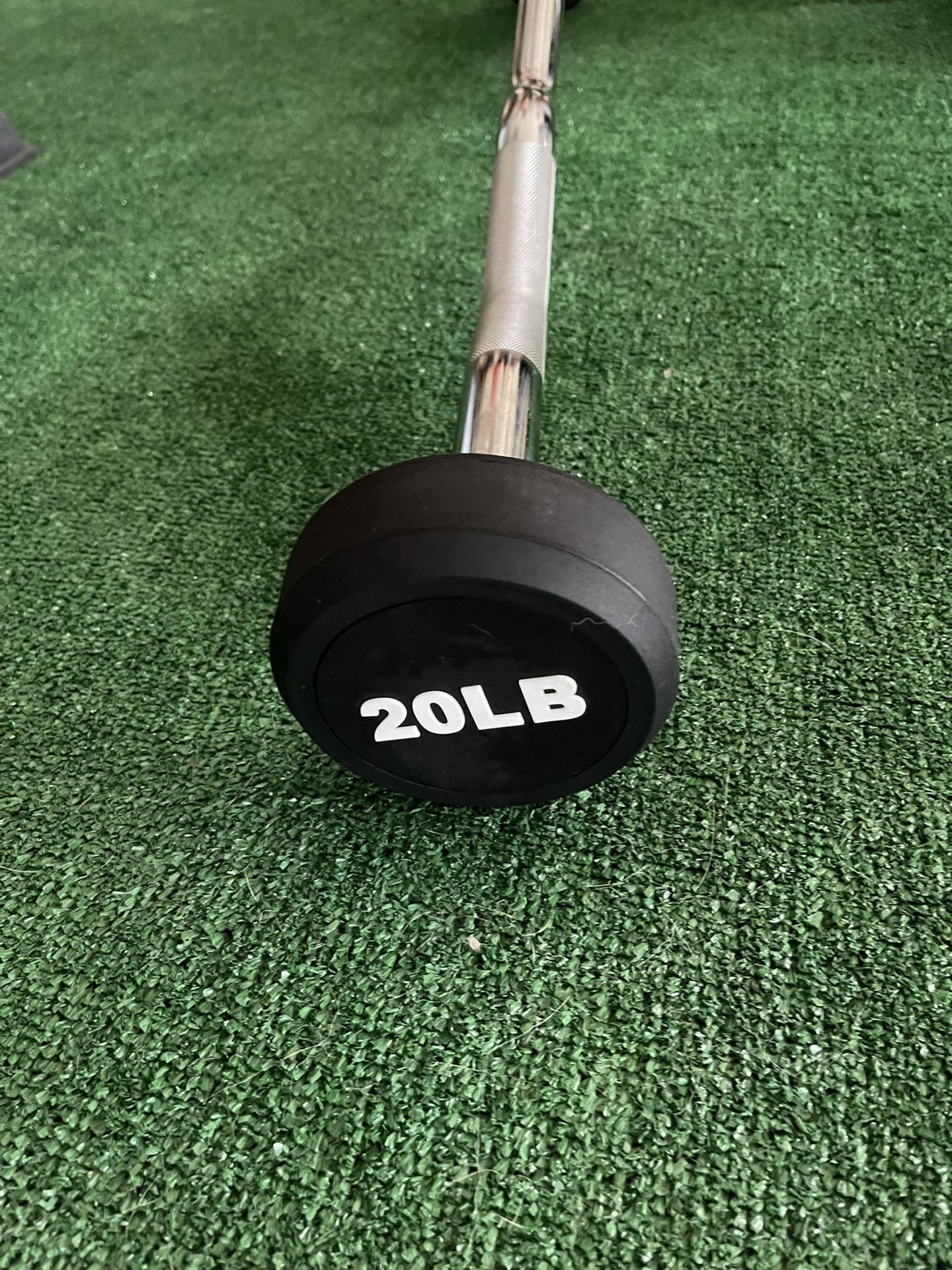 20lbs Preweighted Curl Bar