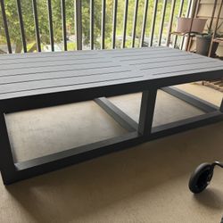 Rectangular Aluminum Coffee Table 