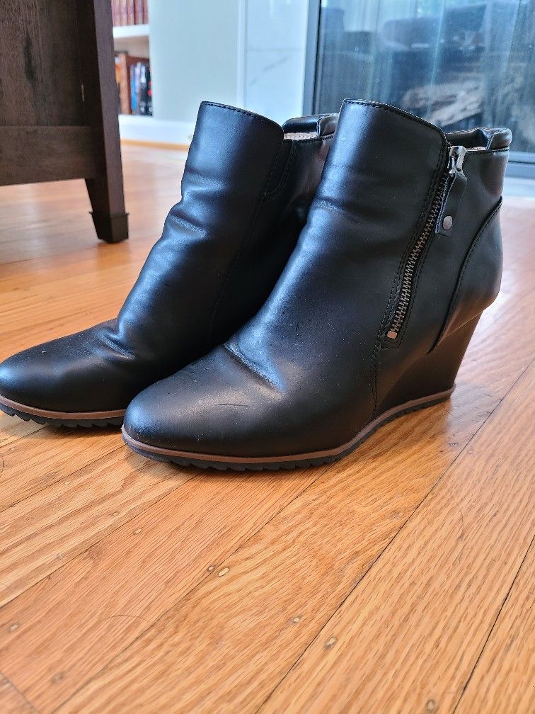 Soul Naturalizer Haley Wedge Boot Black 8.5