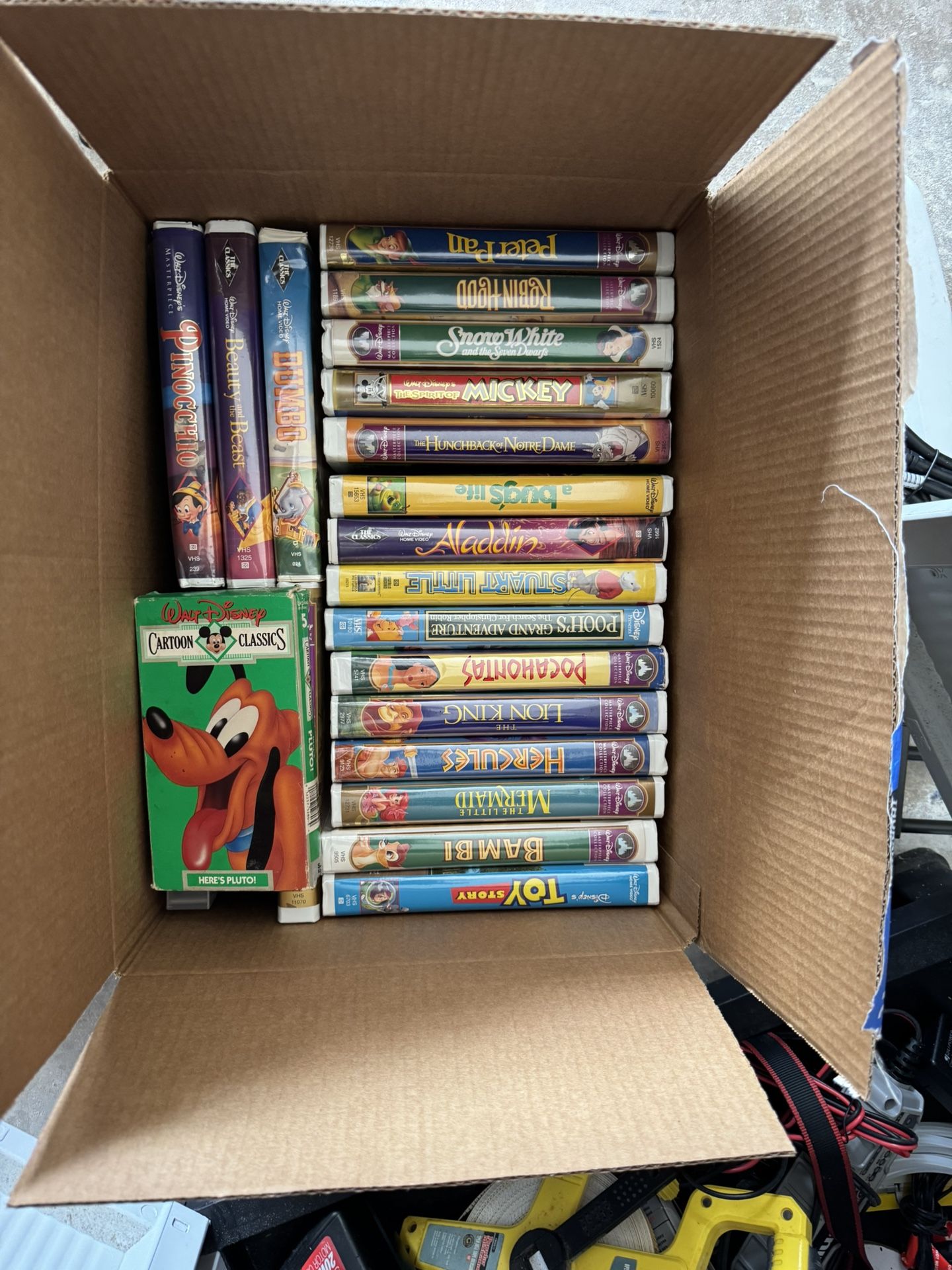 Disney VCR Movies For-sale