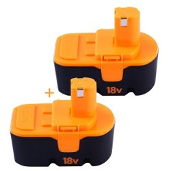 3600mAH Ni-Mh Replacement Battery for Ryobi 18V Battery P100 P101 ABP1801 ABP1803 BPP1820 Compatible with Ryobi Battery 18 Volt Tools 18 130224