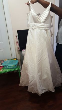 Ivory David bridals wedding dress