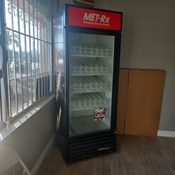 TRUE commercial single-door glass merchandiser refrigerator