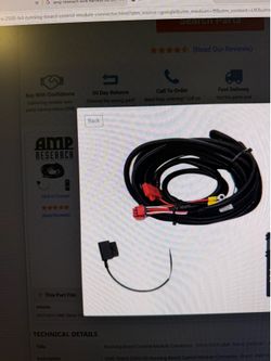 Amp research wire harness for 2015-2019 gmc Chevy