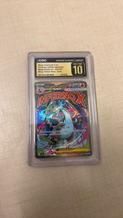 Mega Charizard X ex CGC Pristine 10 Japanese