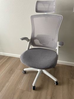 Grey Chair office desk