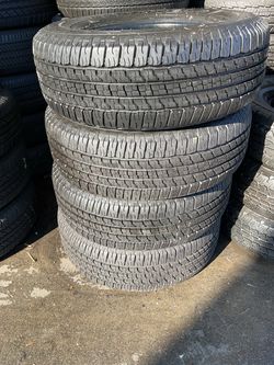 Set of four Used 265/70R17 $300 , Brand Goodyear