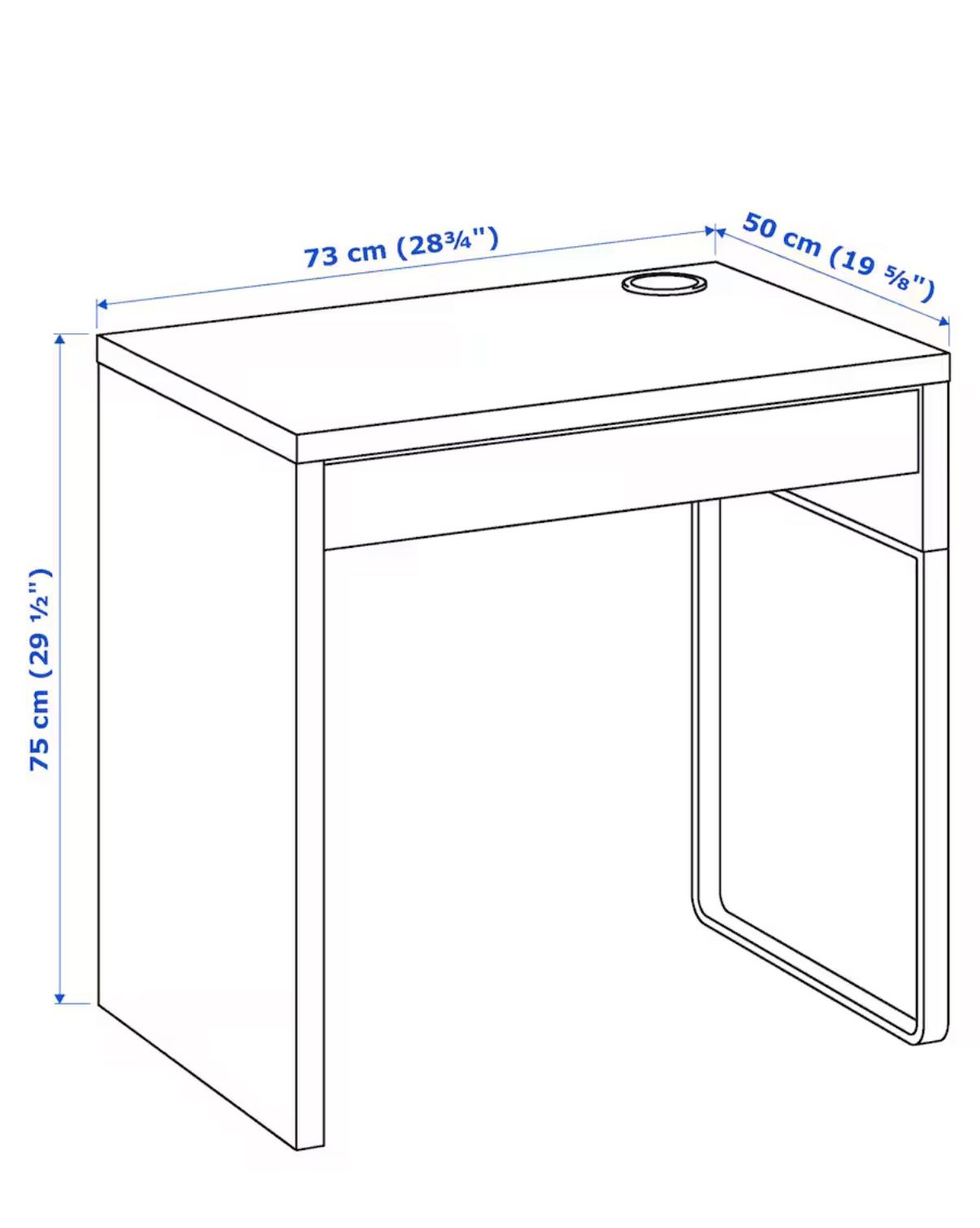 IKEA Small Desk And Chair 