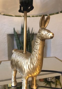 Llama lamp world sales market
