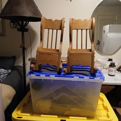 Vintage Doll Rocking Chairs 