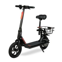 HYPER Brand Skute 36V Commute 12" Seated Electric Scooter with 250W Motor