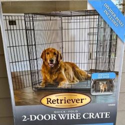 LARGE LIKE NEW DOG KENNEL 