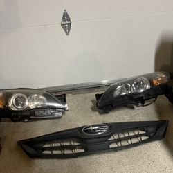 Subaru Headlights And Grill