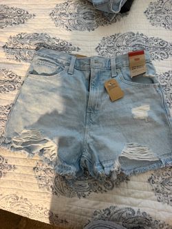Levi's High-Waisted Mom Denim Shorts