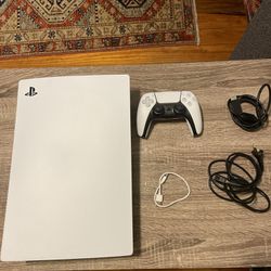 PS5 Digital Edition - Barely used but out of box