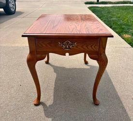 Oak End Table