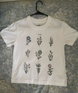 White vans floral shirt