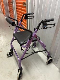 Nice purple light weight adult walker