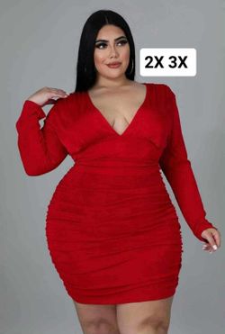 New women's dress available in size 2X and 3X