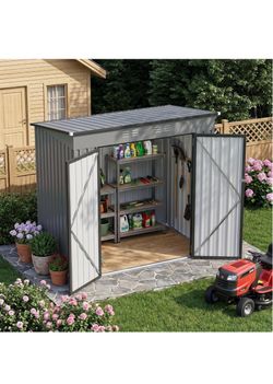 4 x 6 FT Metal Storage Shed