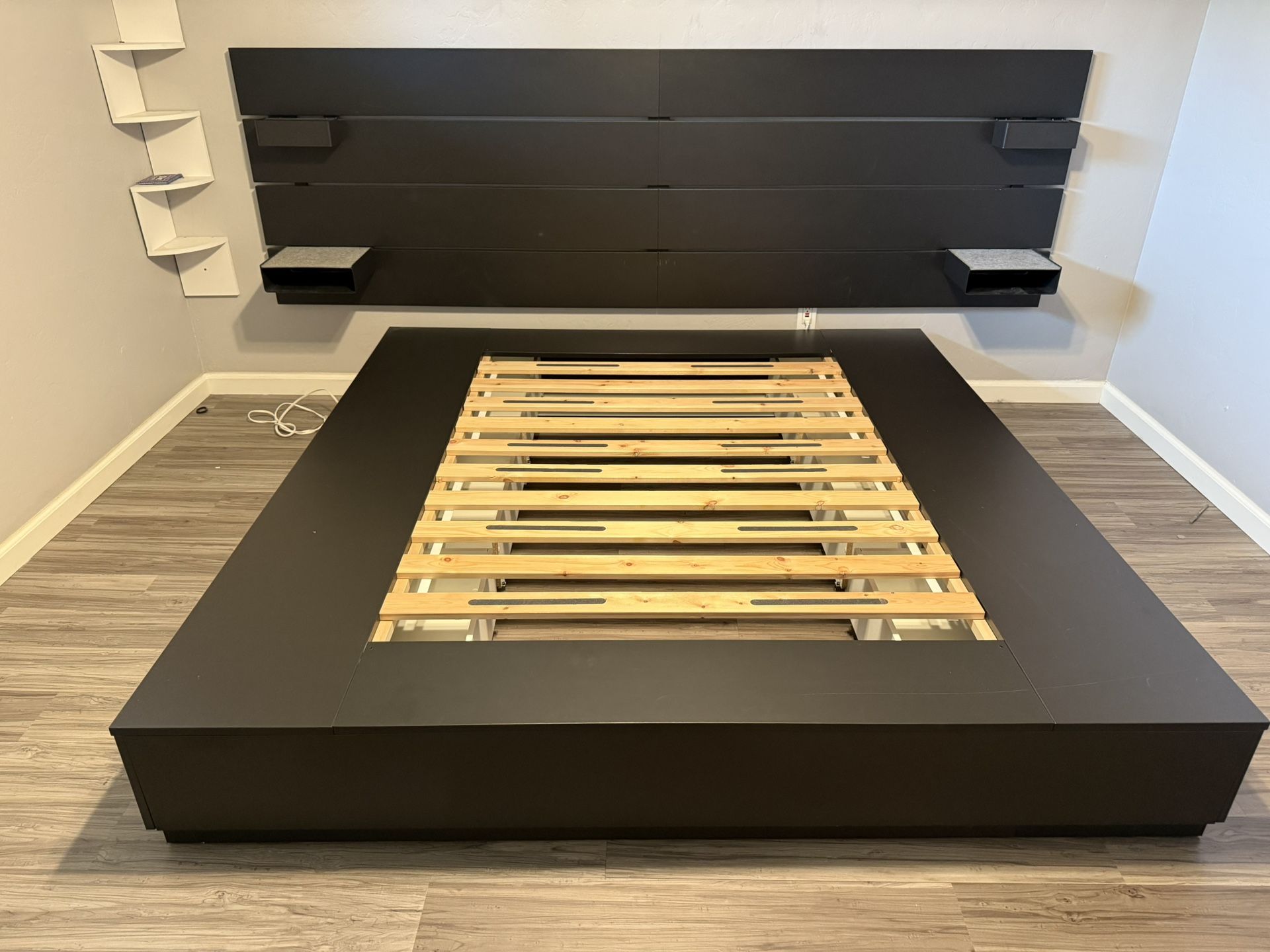 Ikea NORDLI King Bedframe and Headboard