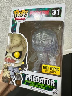 Predator - Green Blood splatter transparent funko pop brand new! Hot Topic exclusive