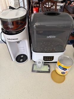 Baby Formula Dispenser & Dr.Brown Bottle Sanitizer