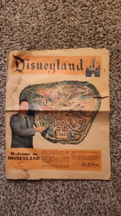 Disneyland Promotional Guide For Opening Day!!!!