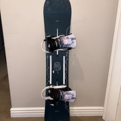 Women’s Signal Snowboard and Burton Bindings 