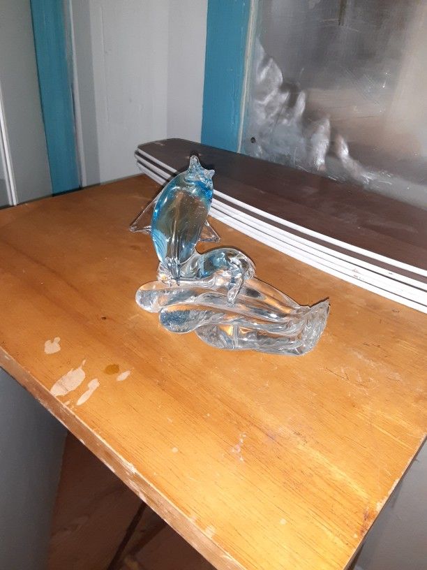 Crystal Dolphin Figurine