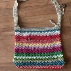 Multicolored Rainbow Crochet Hobo Bag The Ask