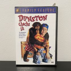 Dunston Checks In DVD Movie Jason Alexander Family Comedy Monkey 1995