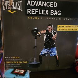 Boxing REFLEX BAG..WATER OR SANDFILLED WITH ONE PAIR OF BOXING GLOVES