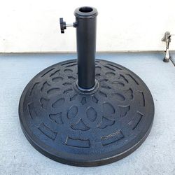 (Brand New) $30 Umbrella Base 19 Inches Round 30lbs Patio Stand Outdoor Garden Market