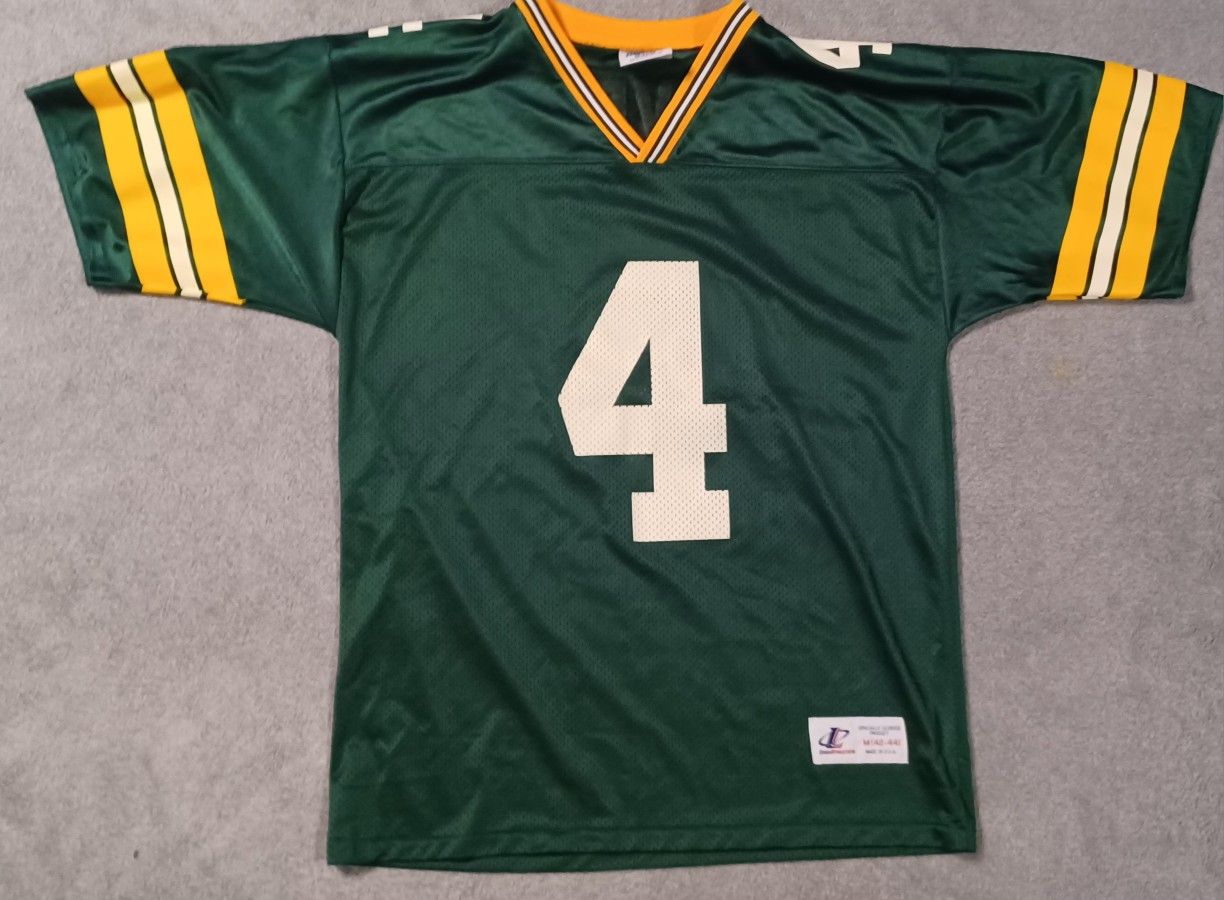 Brett Farve Green Bay Packers Jerwey Mens size Medium Logo Athletic Vintage