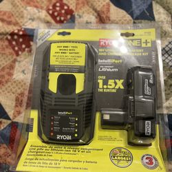 ryobi one + 18v lithium-ion battery and charger upgrade kit