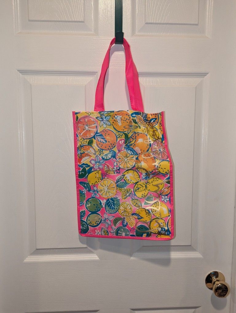 Lily Pulitzer Reusable Citrus Tote Bag