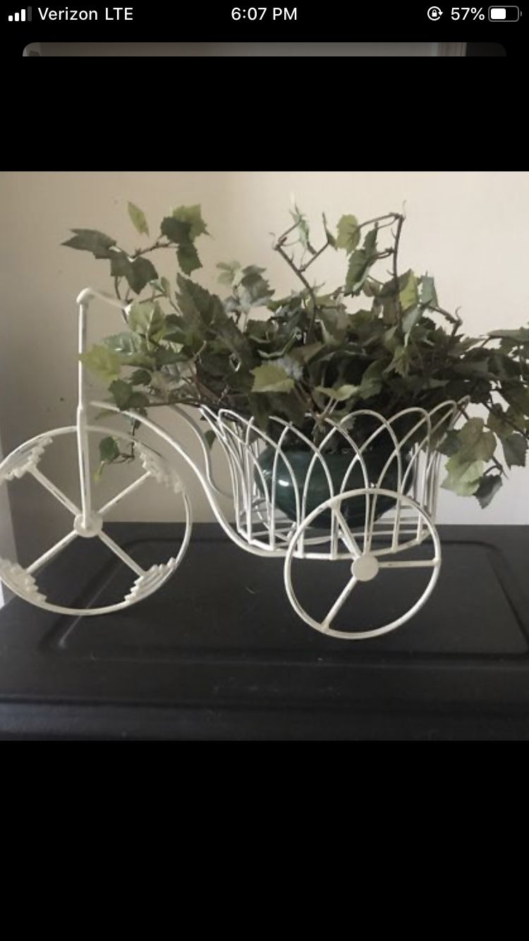 Bicycle with flower