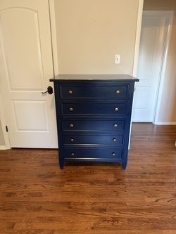 Blue dresser