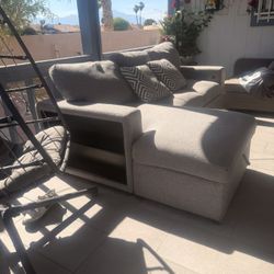  Pop-Up Sleeper Chaise Sectional with USB & USB-C Ports