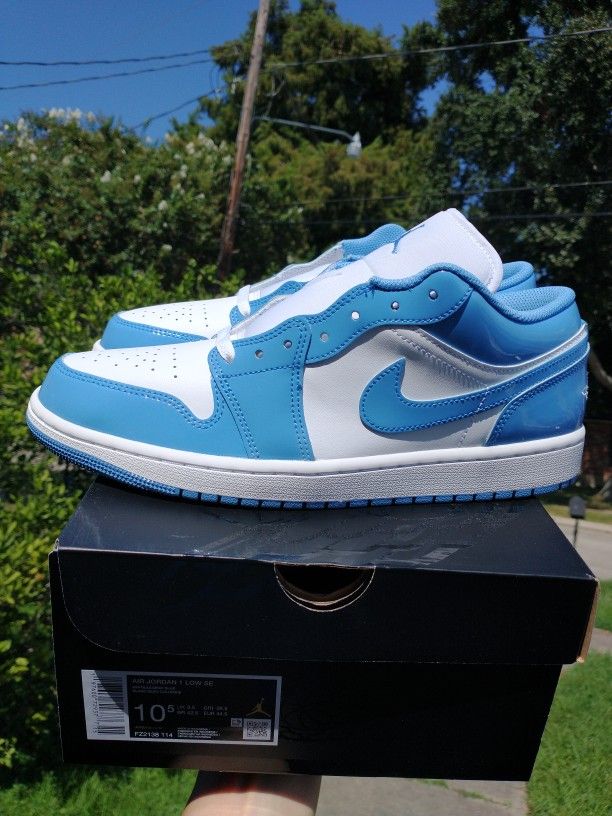 New Air Jordan 1 Low Men Size 10.5 Legend Blue