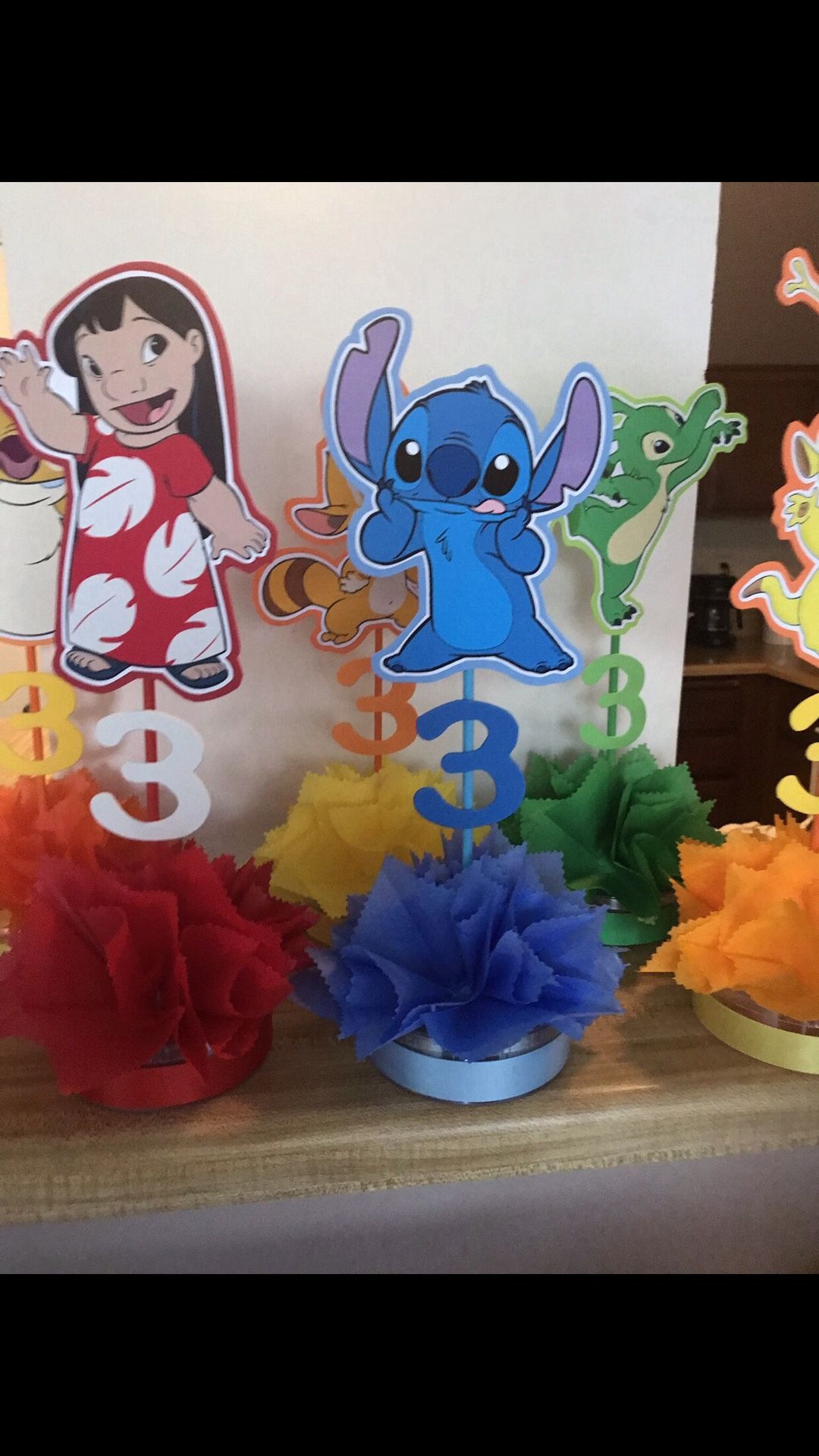 Lilo And Stitch Centerpieces